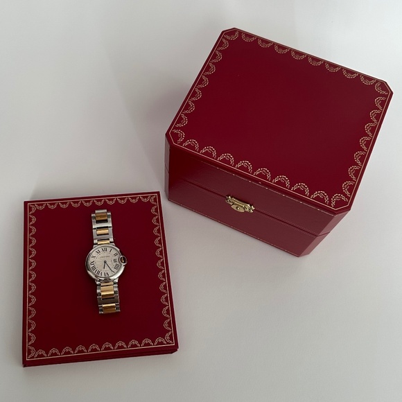 CARTIER WATCH BALLON BLEU  37mm MIDSIZE - Picture 1 of 15